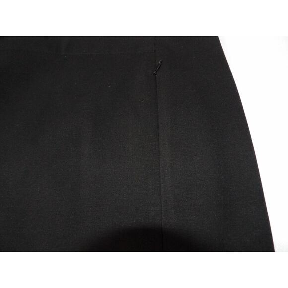 Diane Von Furstenburg Koto Pencil Skirt Sz 8 Black Zip Close Pockets Ponte Knit - Picture 7 of 15